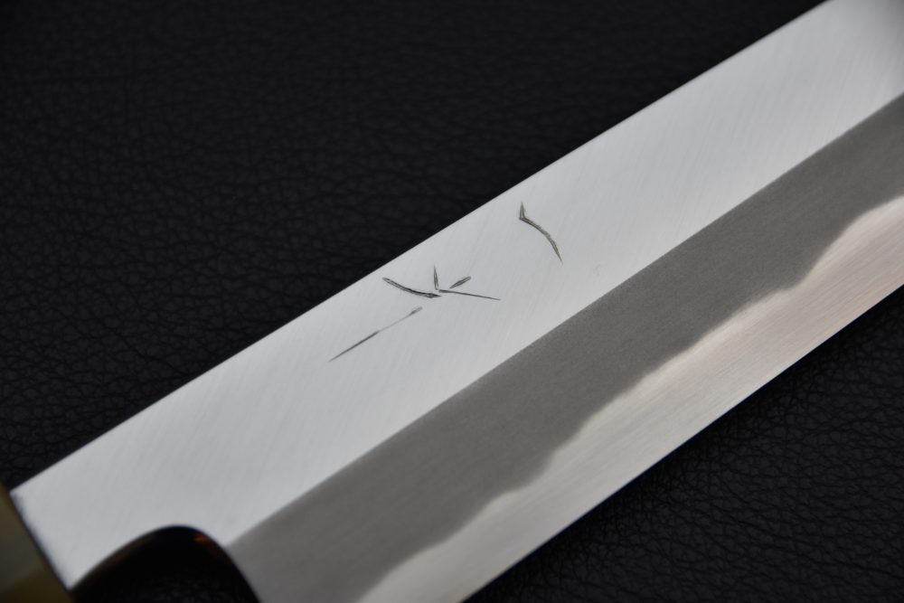 Hitohira Tanaka Kyuzo Aogami #1 Migaki Sujihiki 270mm Taihei Ébène