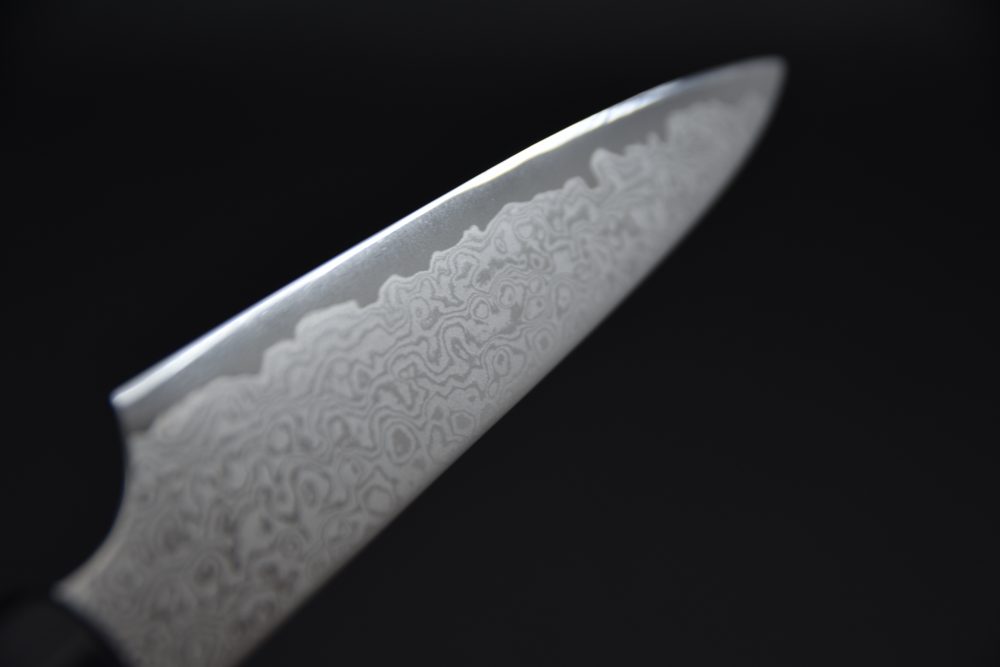 Hitohira Imojiya TH Damascus Petty 120mm Pakka