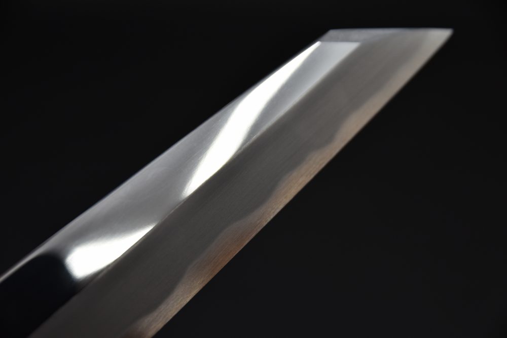 Hitohira Tanaka Mosuke Aogami #1 Kiritsuke Yanagiba 270mm Mirroir Ébène