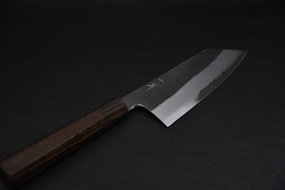 Hitohira Togashi Shirogami #2 Kurouchi Bunka 180mm Tagayasan