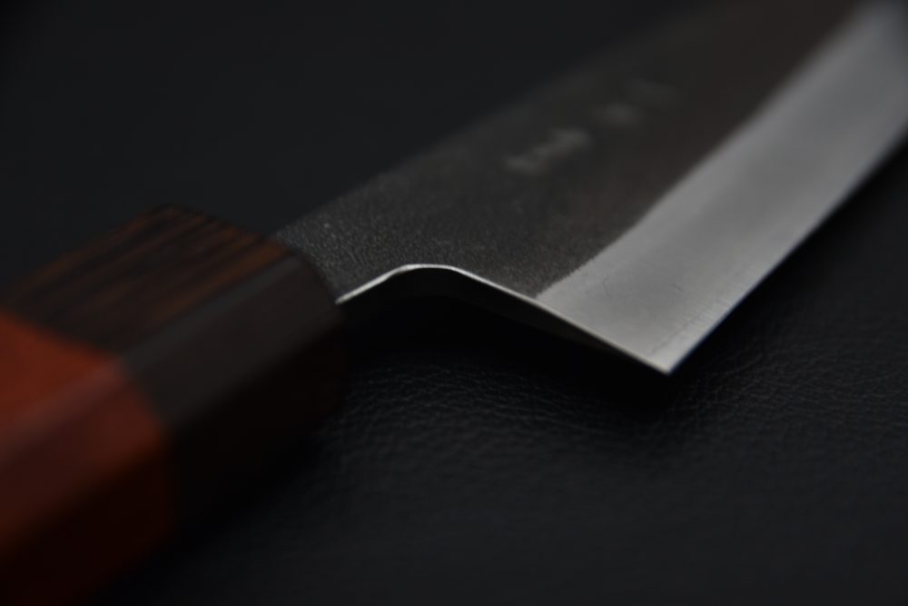 Hitohira TD Aogami #2 Stainless Clad Kurouchi Petty 150mm Padauk