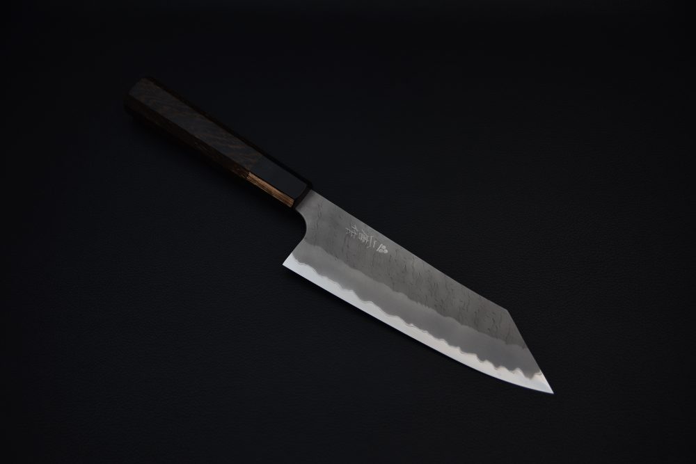 Nigara Hamono Aogami Super Migaki Tsuchime Bunka 180mm Tagayasan