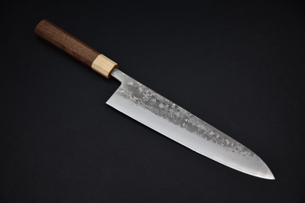Hitohira TD SLD Nashiji Gyuto 240mm Noyer