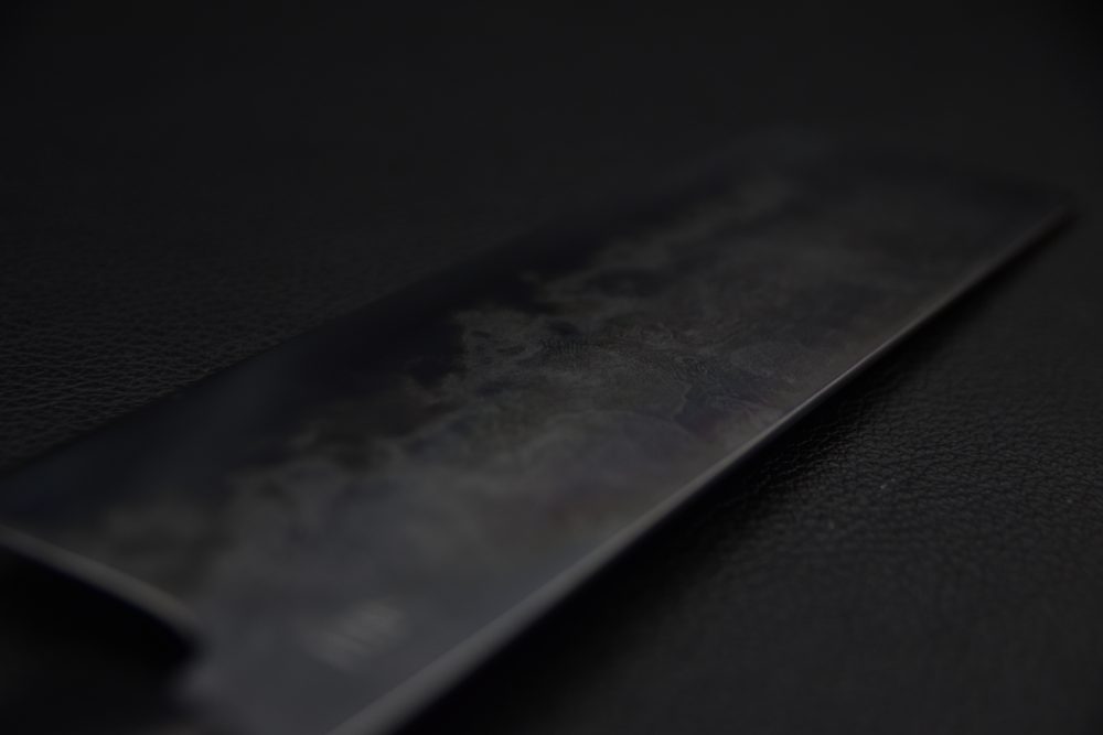 Takada no Hamono Shirogami #1 Suiboku Nakiri 180mm Rose