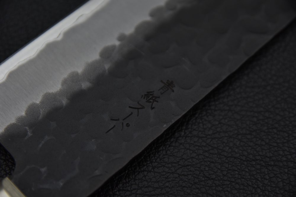 Hitohira Futana SB Kuro Tsuchime Nakiri 165mm Pakka (Yo)