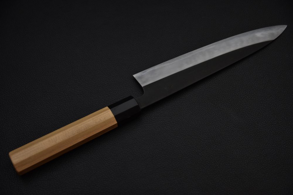Hitohira Tanaka Kyuzo Aogami #1 Kurouchi Gyuto 210mm Cèdre Yakusugi