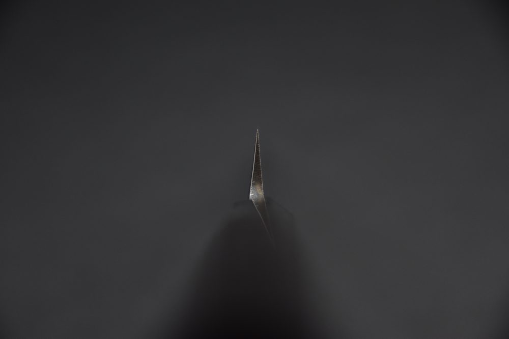 Hitohira Kikuchiyo Manzo Aogami #2 Yanagiba 210mm Ebony