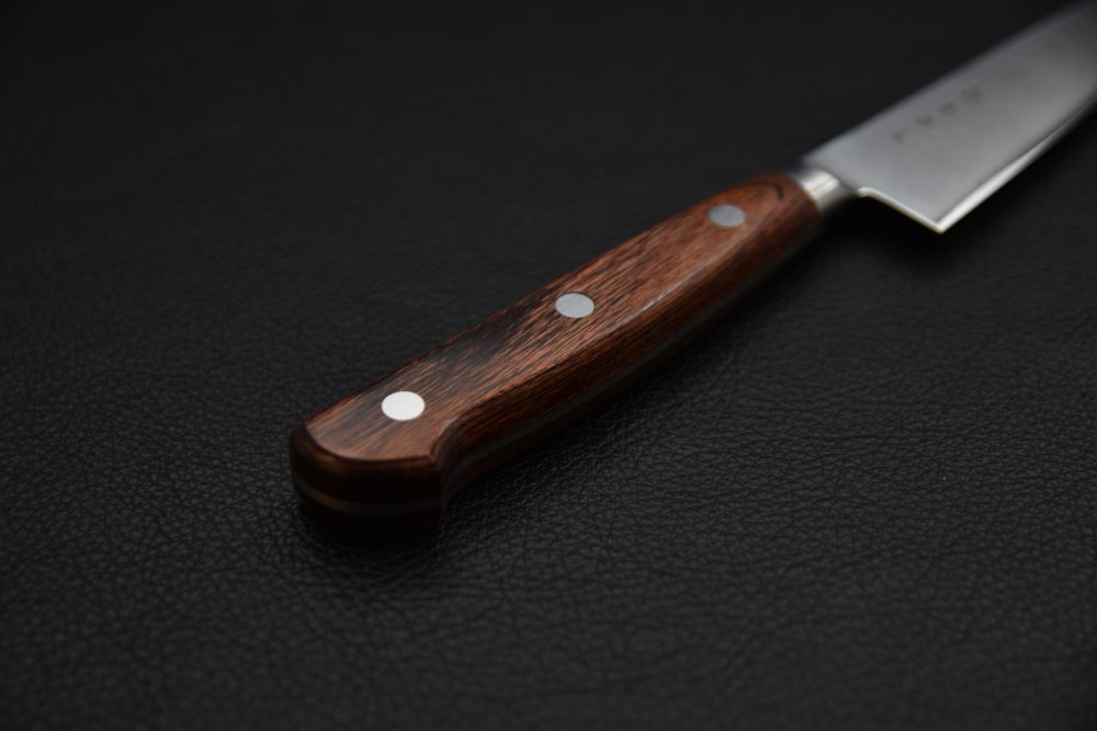 Hitohira KH Stainless Petty 120mm Imitation d'acajou