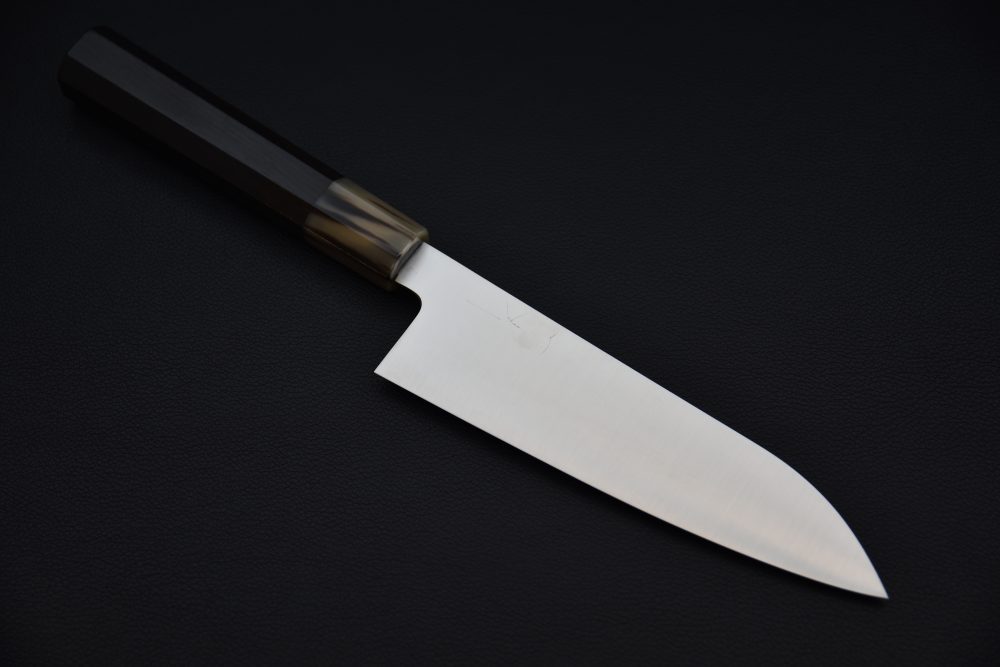 Hitohira AH Swedish Stainless Santoku 165mm Ébène