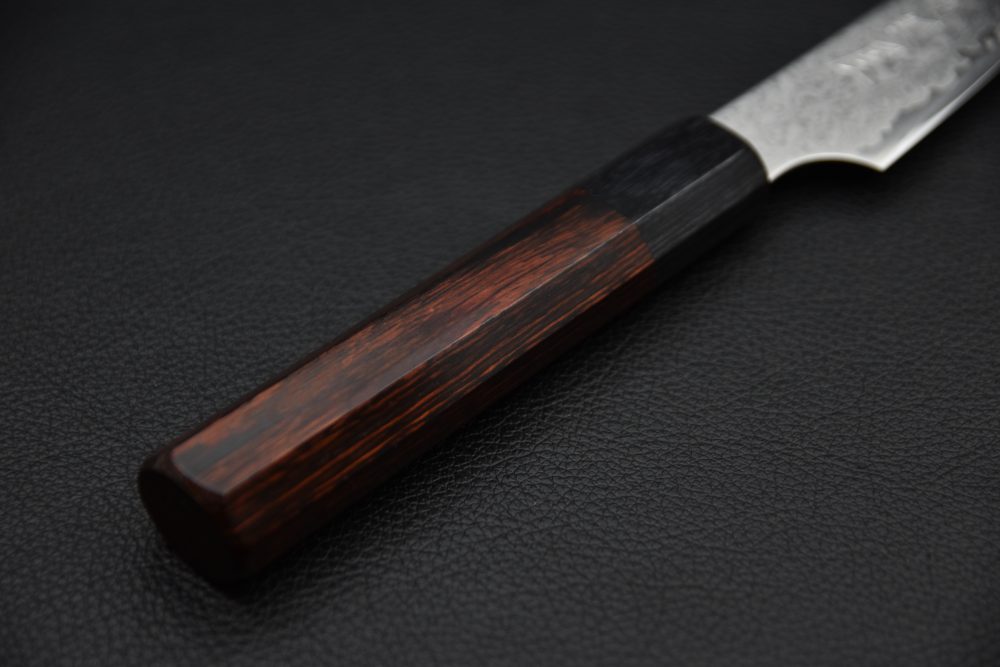 Hitohira Imojiya TH Damascus Petty 120mm Pakka Red