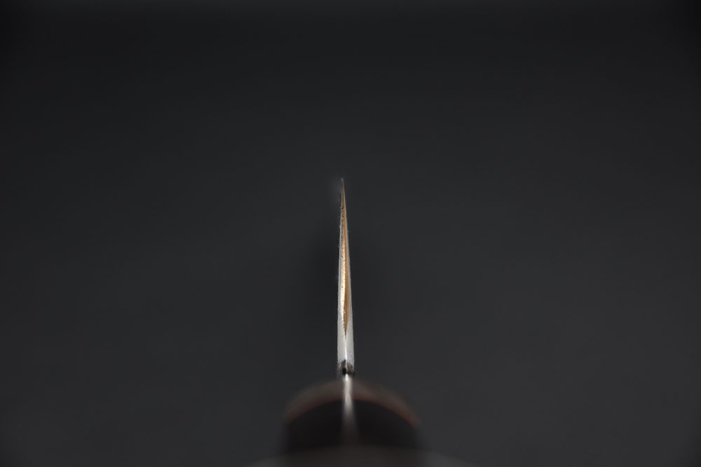 Hitohira Uki Sakura Damascus Gyuto 240mm Ébène Fusion