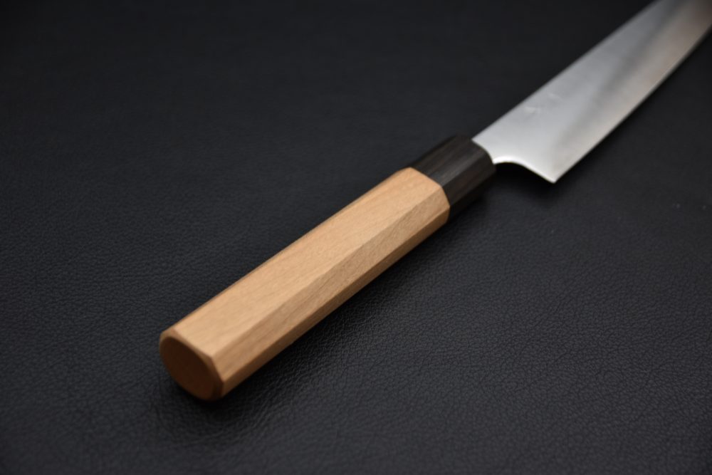 Hitohira Futana SB Migaki Sujihiki 240mm Cerisier