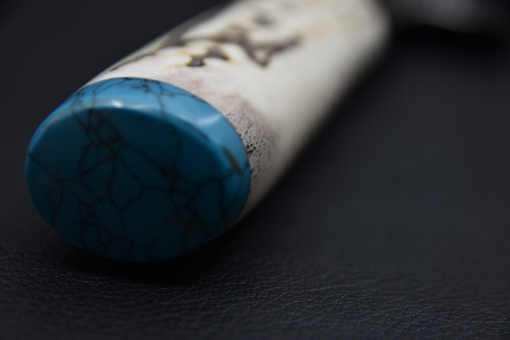 Nakagawa Uchi Hamono Ginsan Migaki Gyuto 170mm Stag Horn