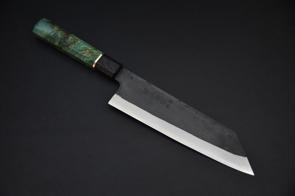 Yoshida Hamono HAP 40 Bunka 190mm Kurouchi Loupe D'érable (Vert)