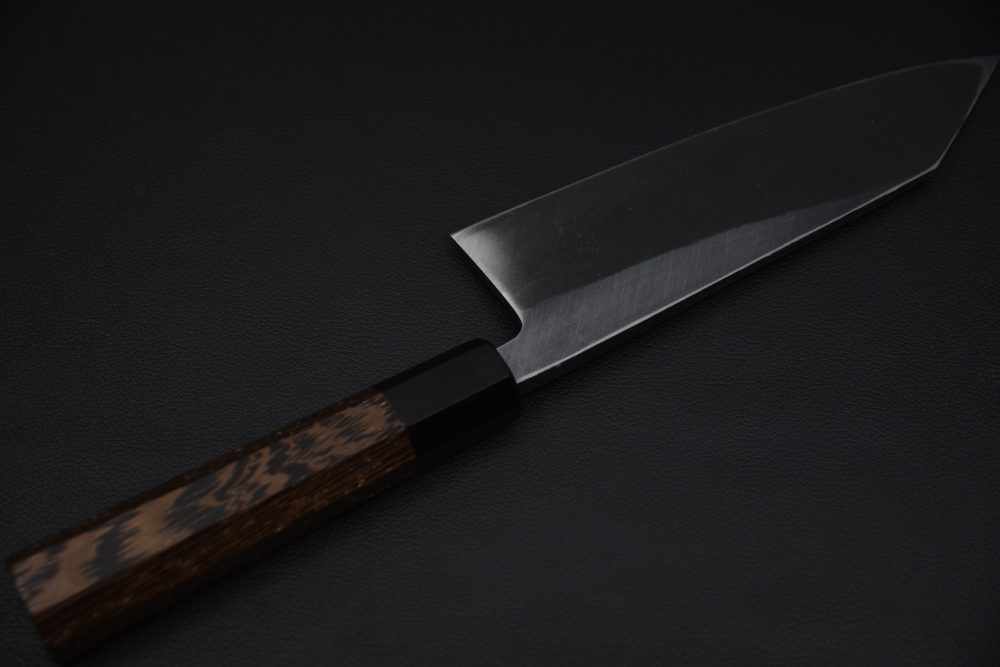 Hatsukokoro Shirasagi Kurouchi Aogami #2 Tsuchime Deba 150mm Wenge