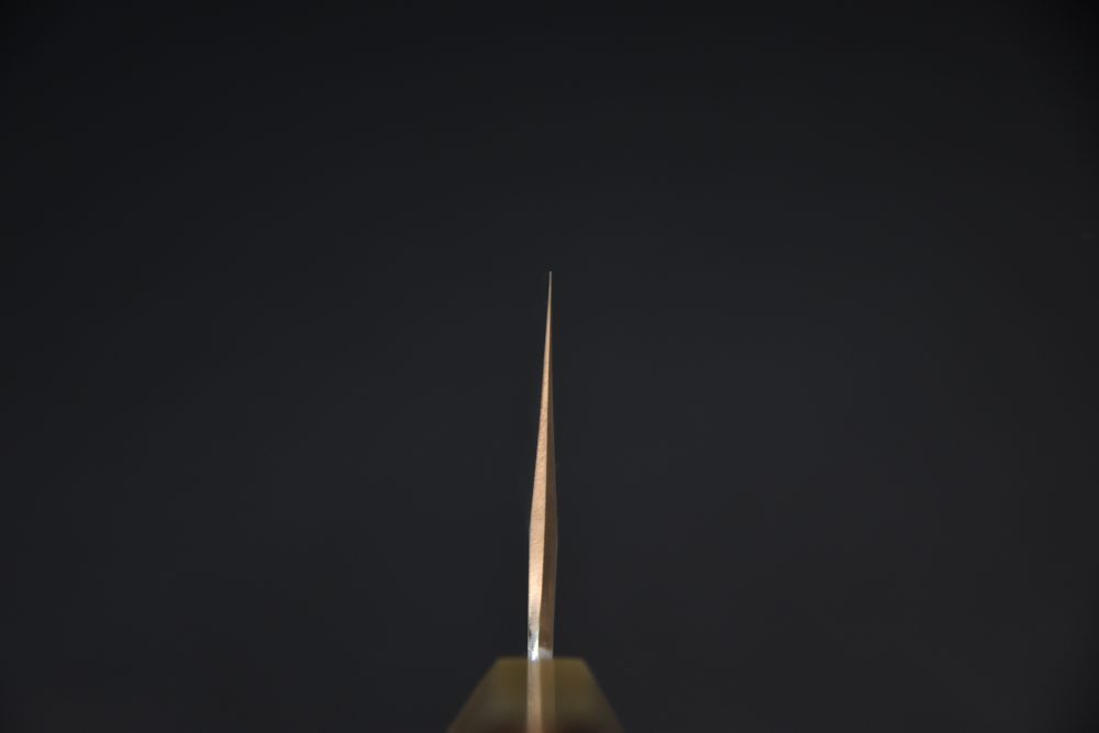 Hitohira Tanaka Kyuzo Aogami #1 Migaki Kiritsuke Gyuto 240mm Ziricote (Extra Height)