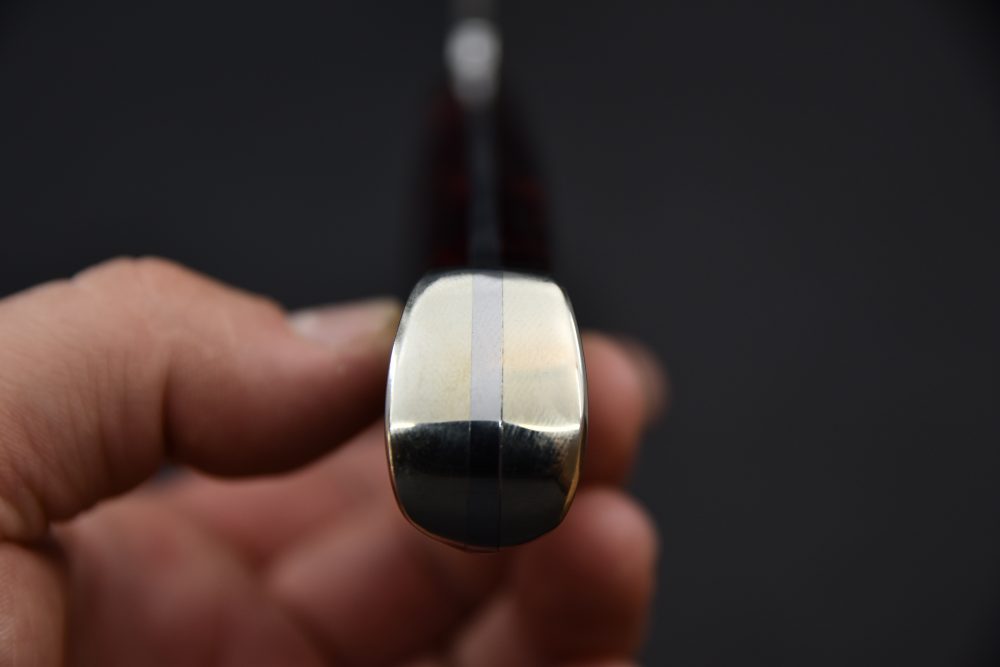 Togashi Hamono Mizu Honyaki Kiritsuke Gyuto 210mm Fire red