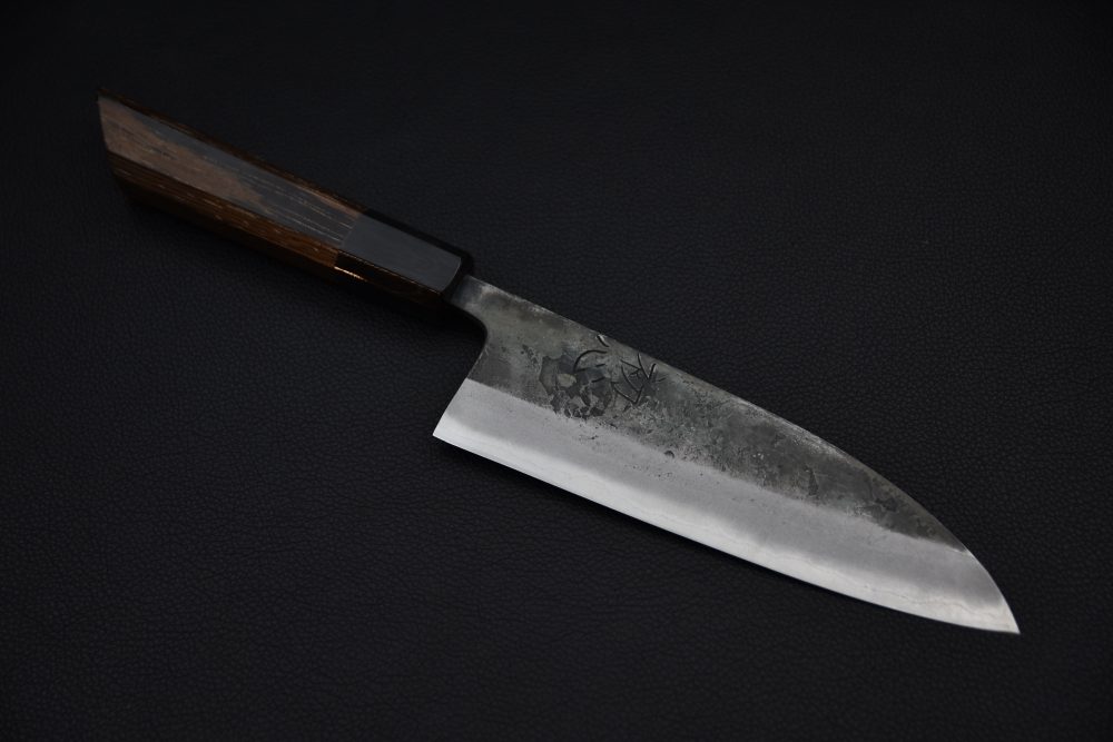 Hatsukokoro Aogami Super Kurosagi Santoku 165mm Tagayasan