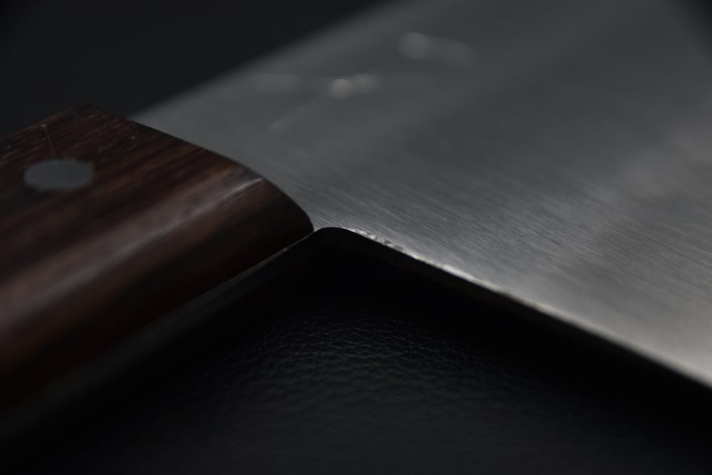 Hitohira Nihonko Carbon Chinese Cleaver 220mm Rosewood