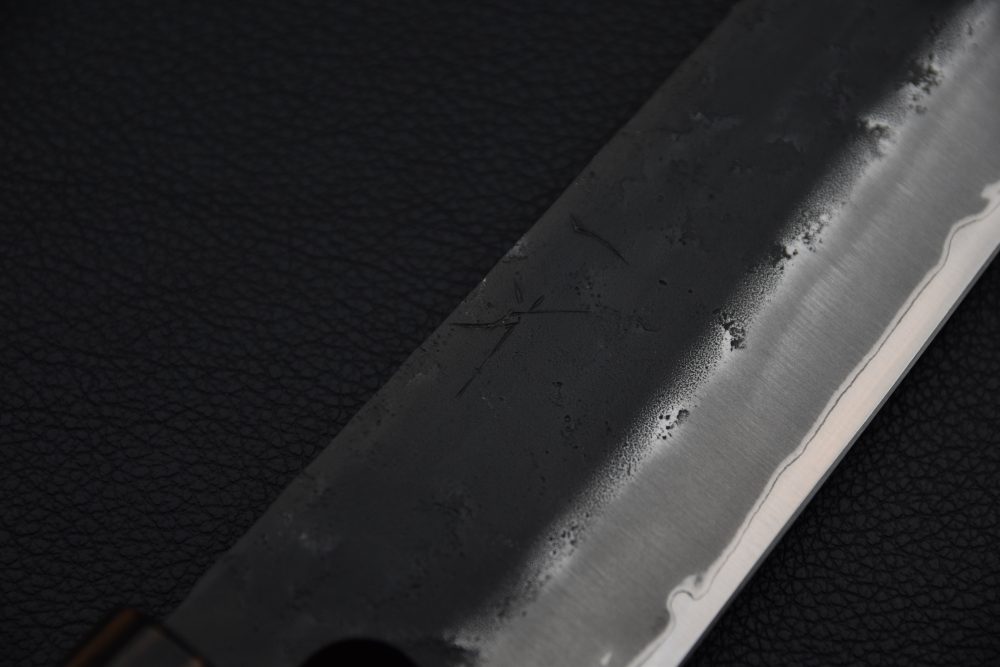 Hitohira Futana SB Kuro Nashiji Kiritsuke Gyuto 210mm Cerisier