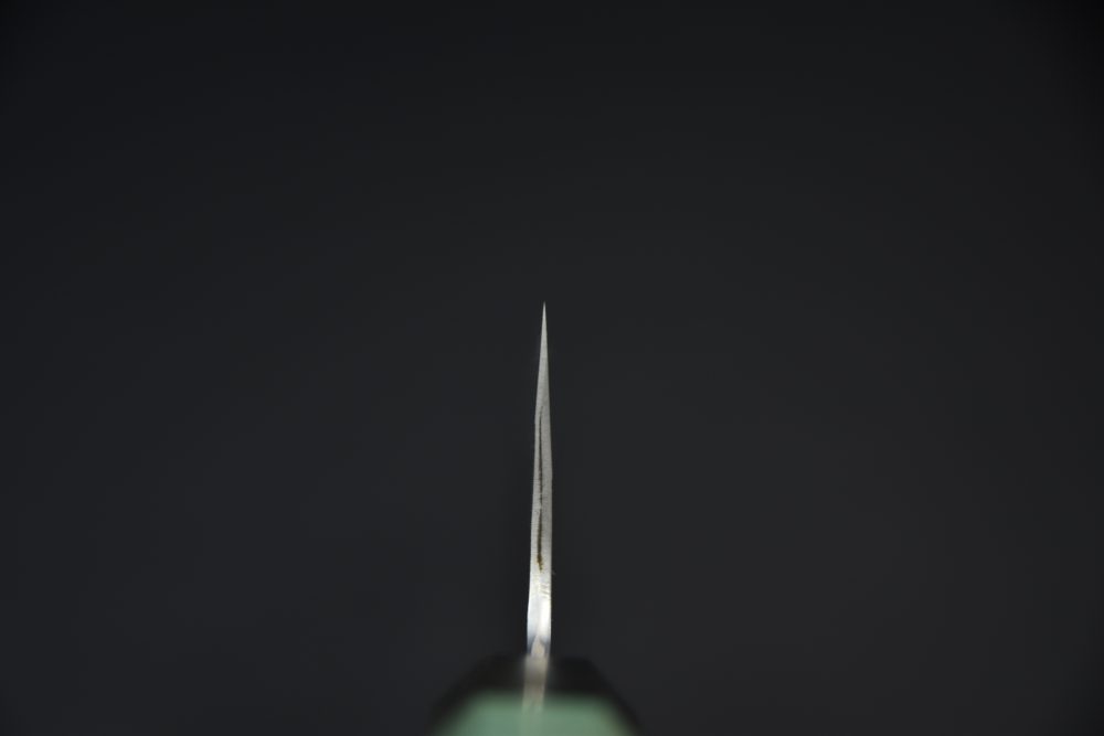 Yoshida Hamono HAP 40 Bunka 190mm Kurouchi Loupe D'érable (Vert)