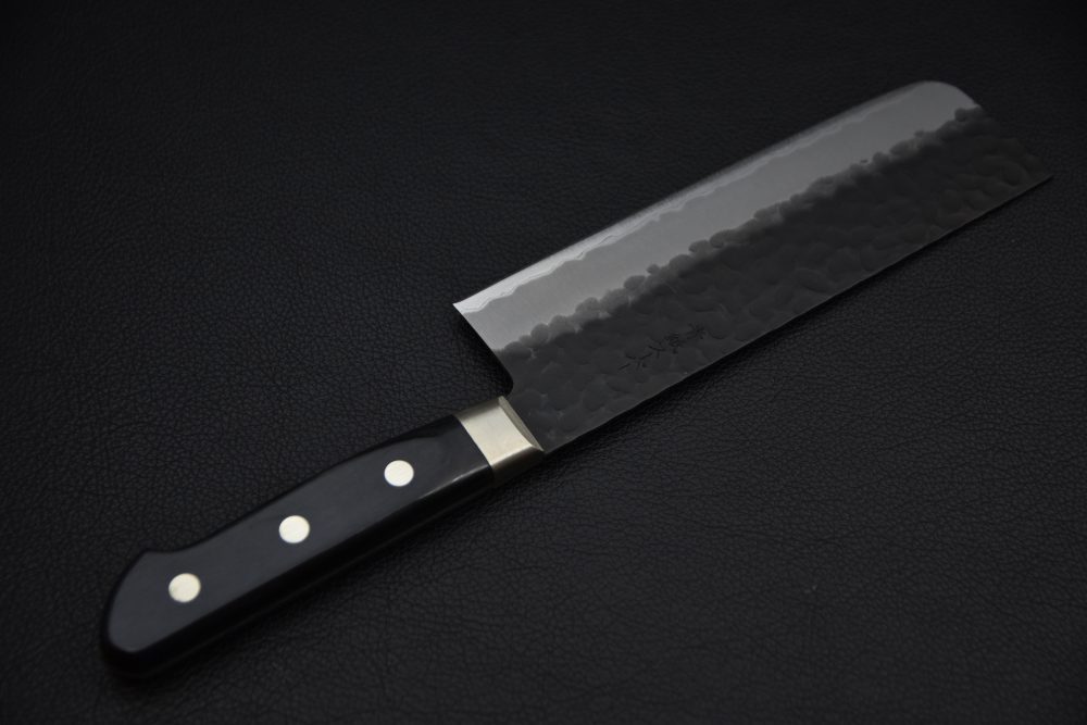 Hitohira Futana SB Kuro Tsuchime Nakiri 165mm Pakka (Yo)