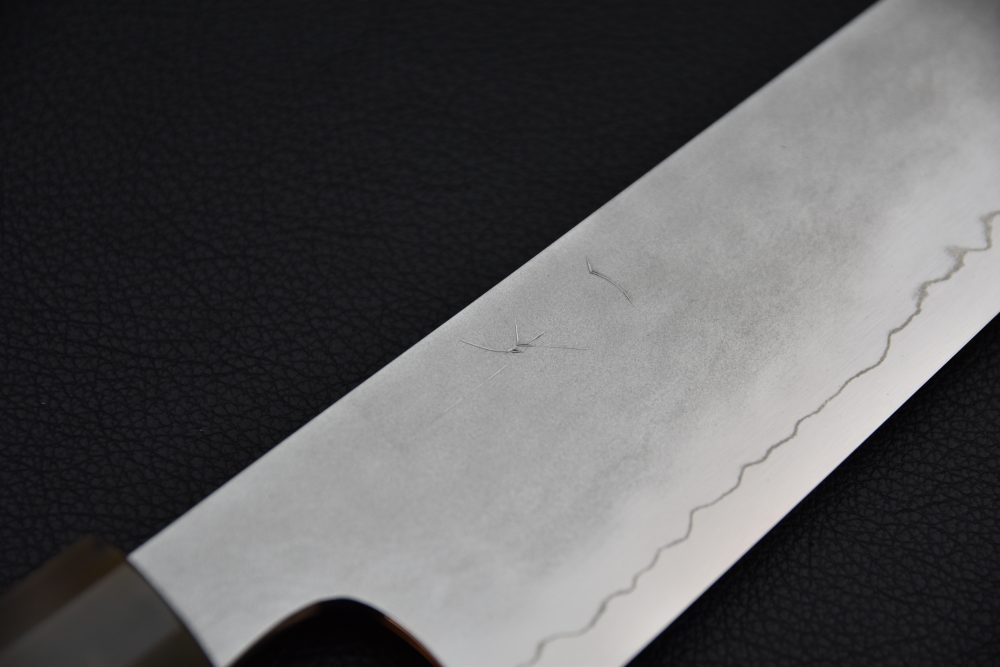Hitohira Kikuchiyo Yohei Ginsan Kasumi Gyuto 270mm Ébène