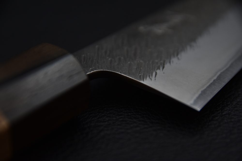 Yoshikane Hamono Shirogami #2 Stainless Clad Tsuchime Gyuto 210mm