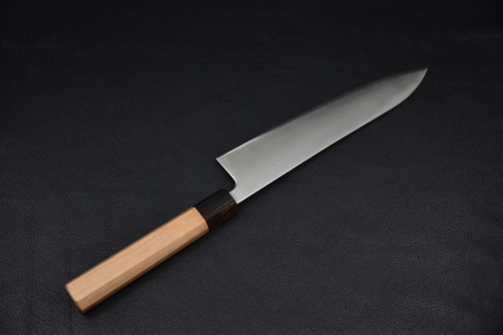 Hitohira Futana SB Migaki Gyuto 210mm Cherry wood