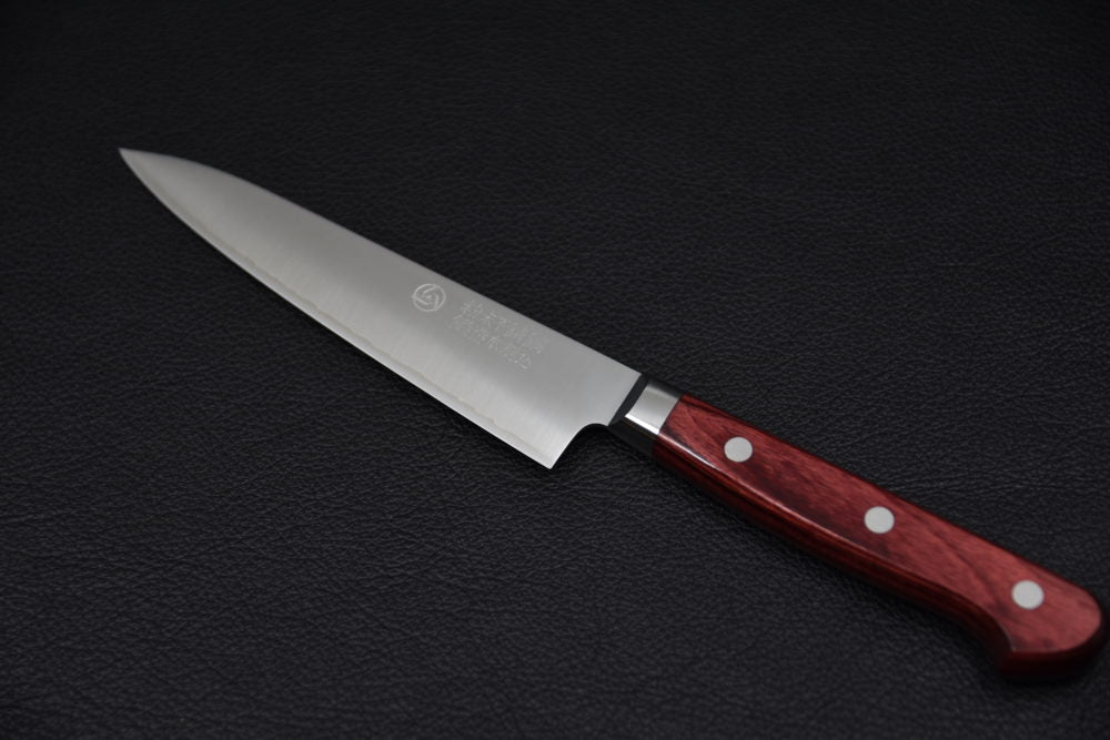 Hitohira TP Petty 130mm Bois de Pakka Rouge