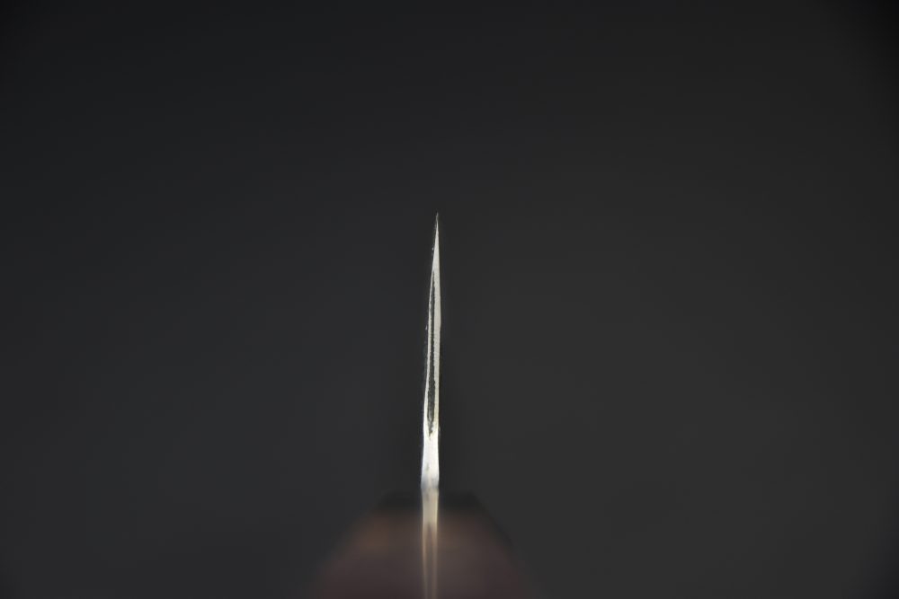 Yoshida Hamono HAP 40 Bunka 190mm Kurouchi Maple Burl (Black)