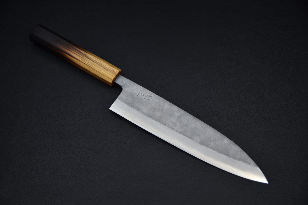 Motokyuuichi Ginsan Nashiji Gyuto 210mm Chêne Brulé