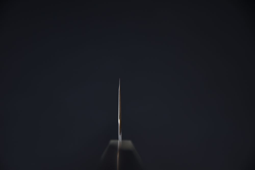 Hitohira Kikuchiyo Yohei White #3 Honyaki Gyuto 240mm Taihei Ebony Extra Thin