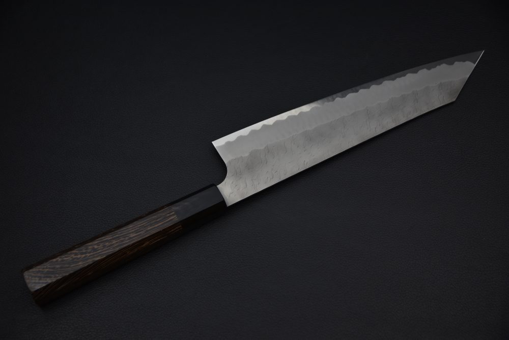 Nigara Hamono Aogami Super Migaki Tsuchime Kiritsuke Gyuto 240mm Tagayasan