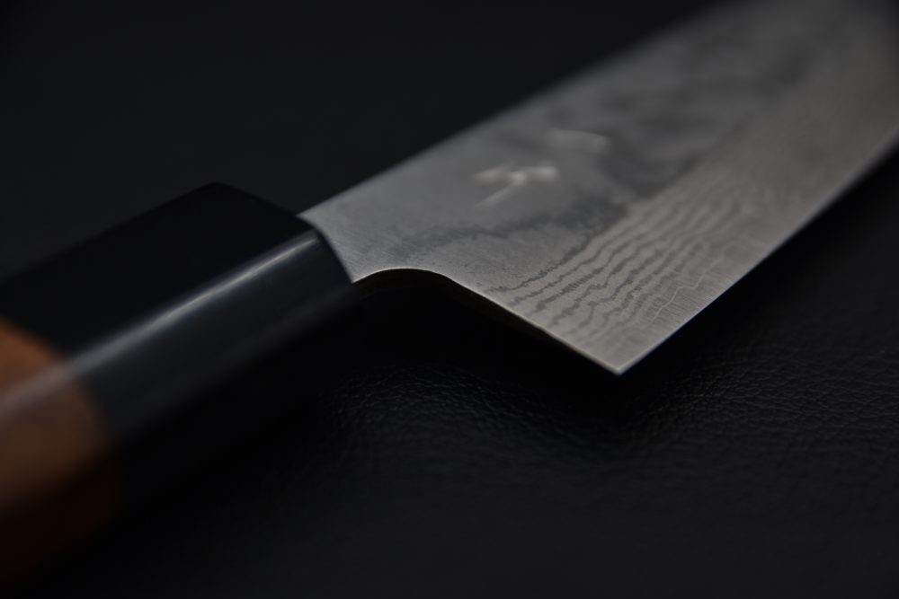 Hitohira Setsu Forged VG-10 Damascus Petty 140mm Jutan