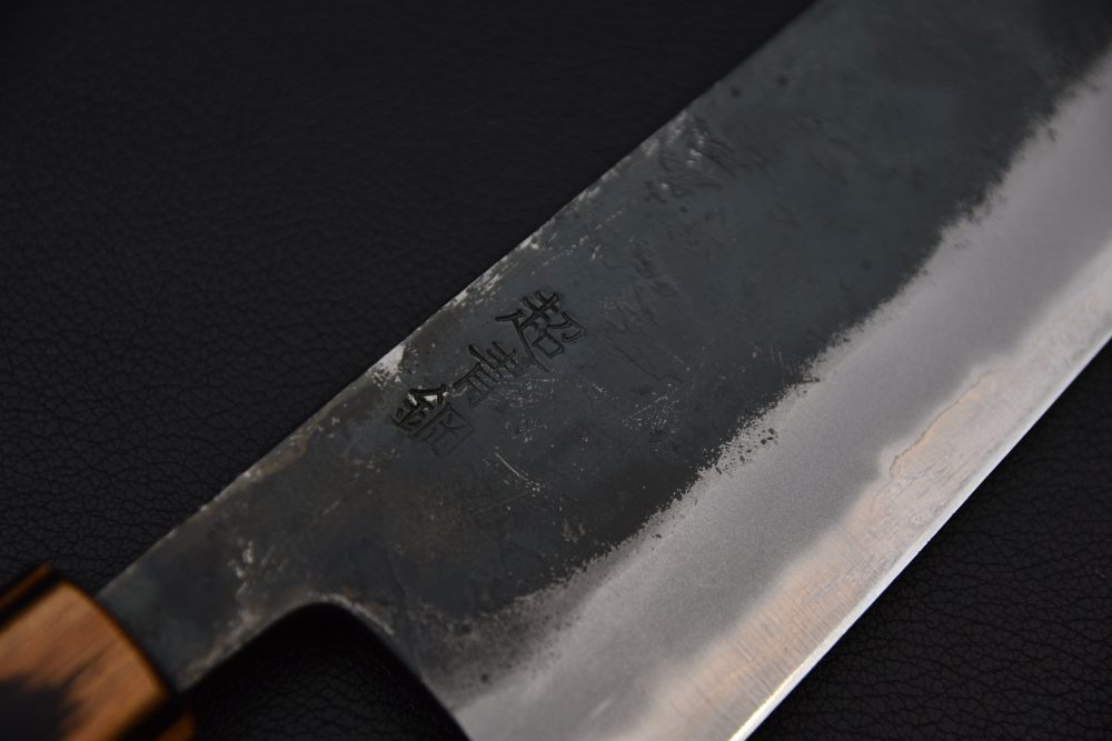 Motokyuuichi Aogami Super Kurouchi Bunka 180mm Bois De Rose