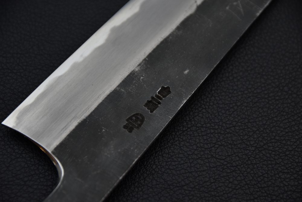 Hitohira Togashi Shirogami #2 Kurouchi Kiritsuke Gyuto 240mm Tagayasan