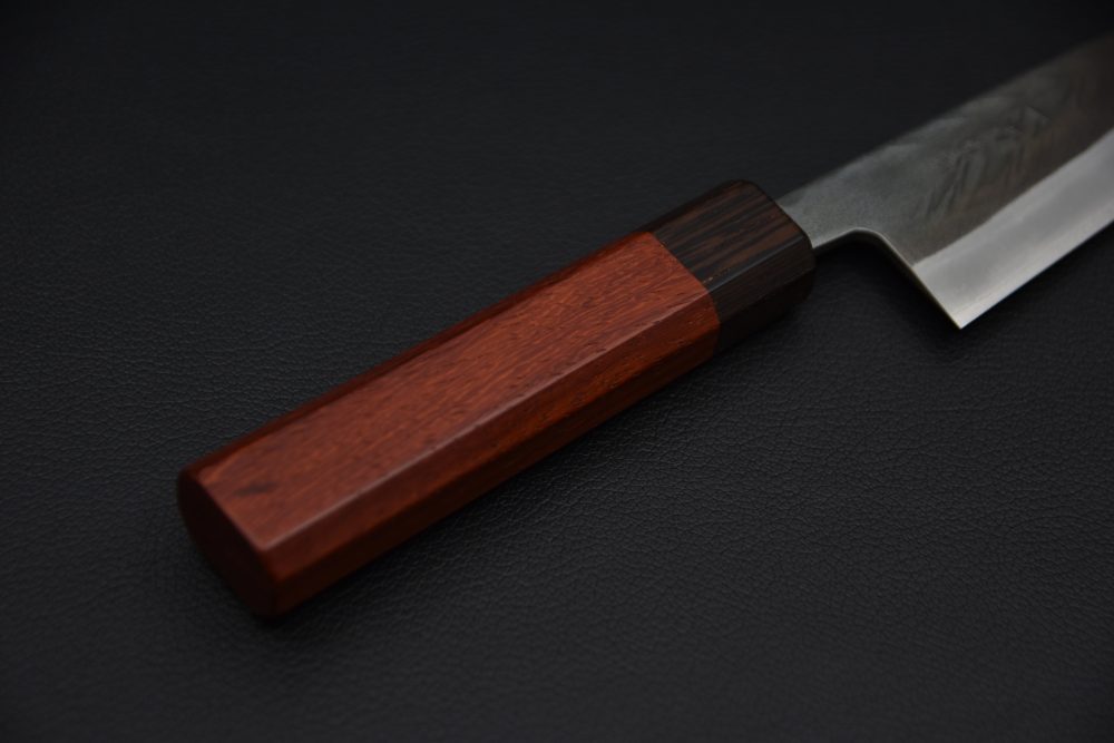 Hitohira TD Aogami #2 Stainless Clad Kurouchi Petty 150mm Padauk