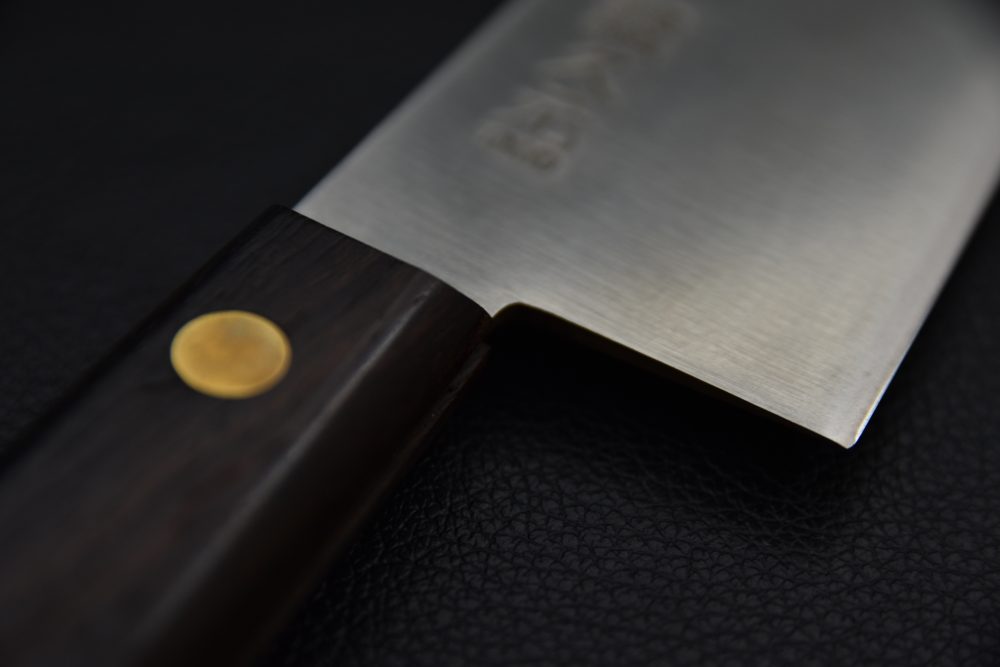 Morihei Hisamoto Vintage SK Santoku 180mm Rosewood