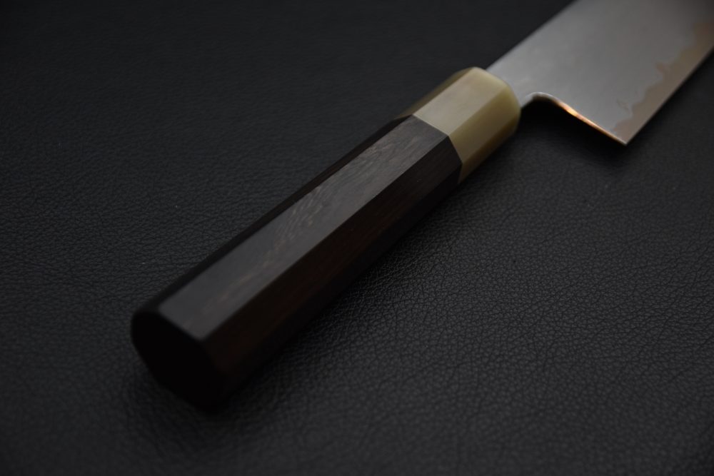 Nakagawa Uchihamono Aogami #1 Suminagashi Kiritsuke Gyuto 240mm Ébène