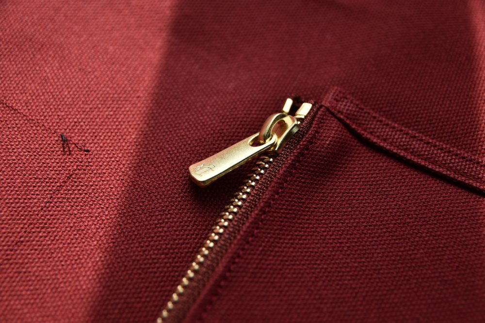 HI-CONDITION Hanpu Canvas 9 Pockets Knife Roll Rouge Brique