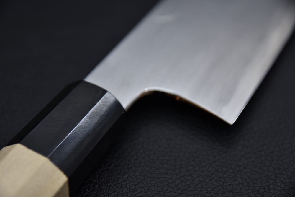 Hitohira Gorobei Rikichi Shirogami #2 Kasumi Gyuto 240mm Ho