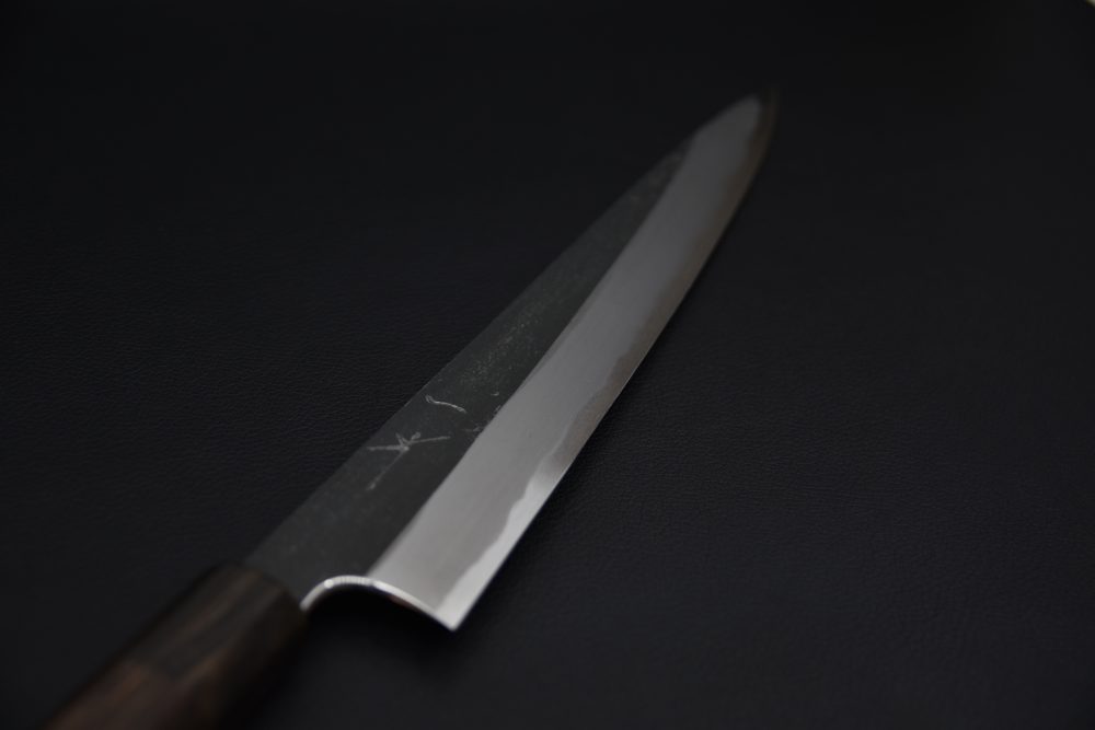 Hitohira Togashi Shirogami #2 Kurouchi Sujihiki 270mm Tagayasan