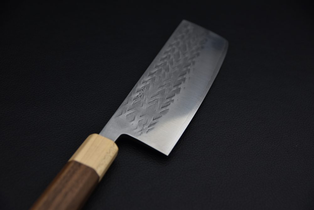 Hitohira TD SLD Tsuchime Nakiri 165mm Noyer