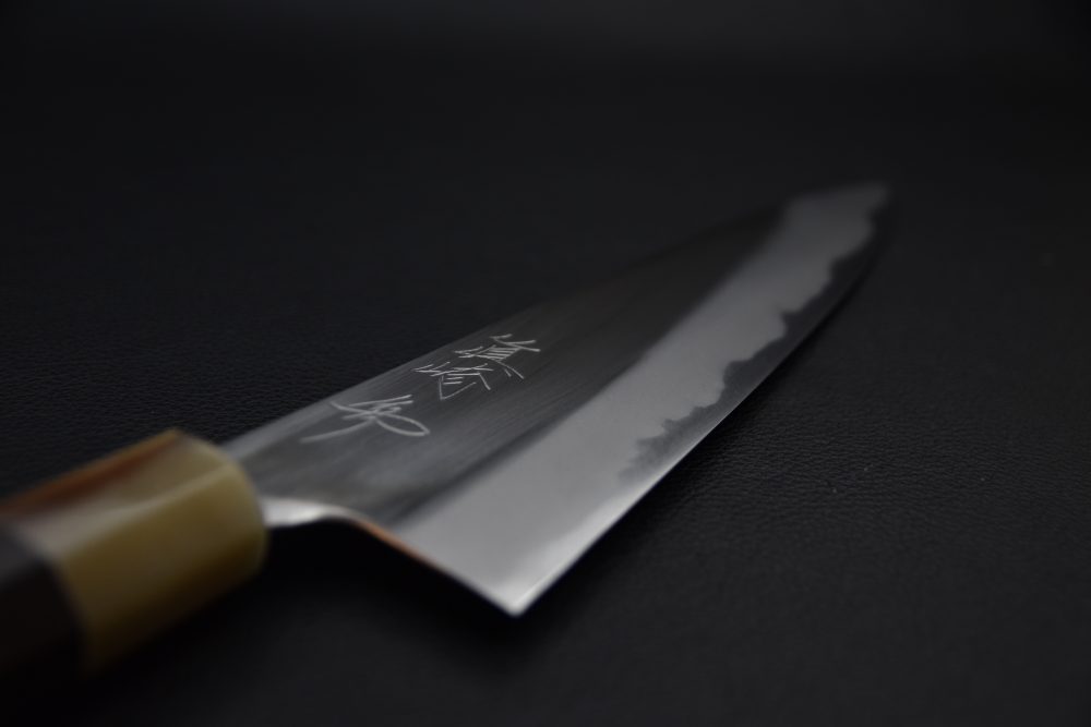 Mazaki Hamono Shirogami #2 Migaki Gyuto 240mm Ébène