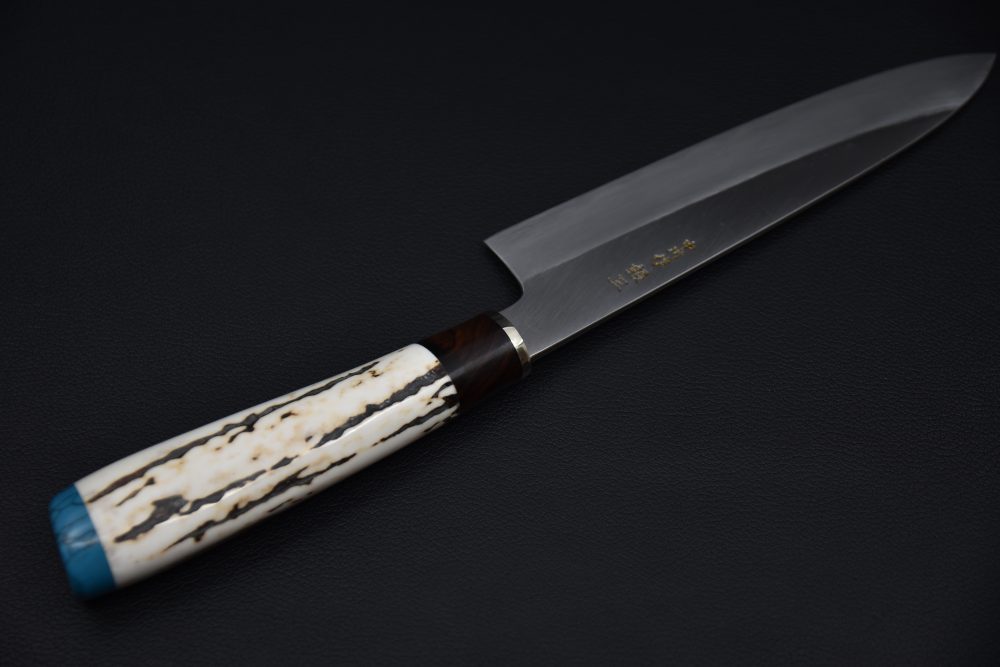 Nakagawa Uchi Hamono Ginsan Migaki Gyuto 170mm Stag Horn