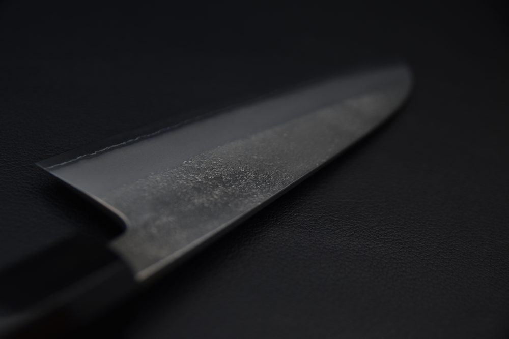 Yoshikane Shirogami #2 Nashiji Santoku 180mm Tagayasan