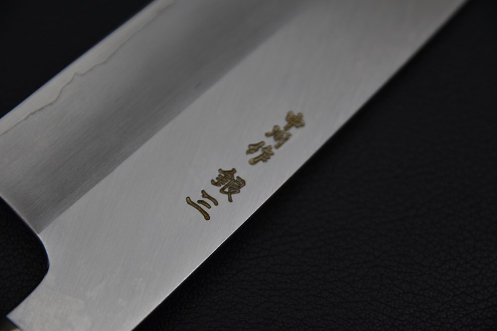 Nakagawa Uchi Hamono Ginsan Migaki Santoku 170mm Stag Horn