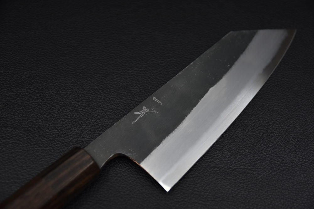 Hitohira Togashi Shirogami #2 Kurouchi Bunka 180mm Tagayasan