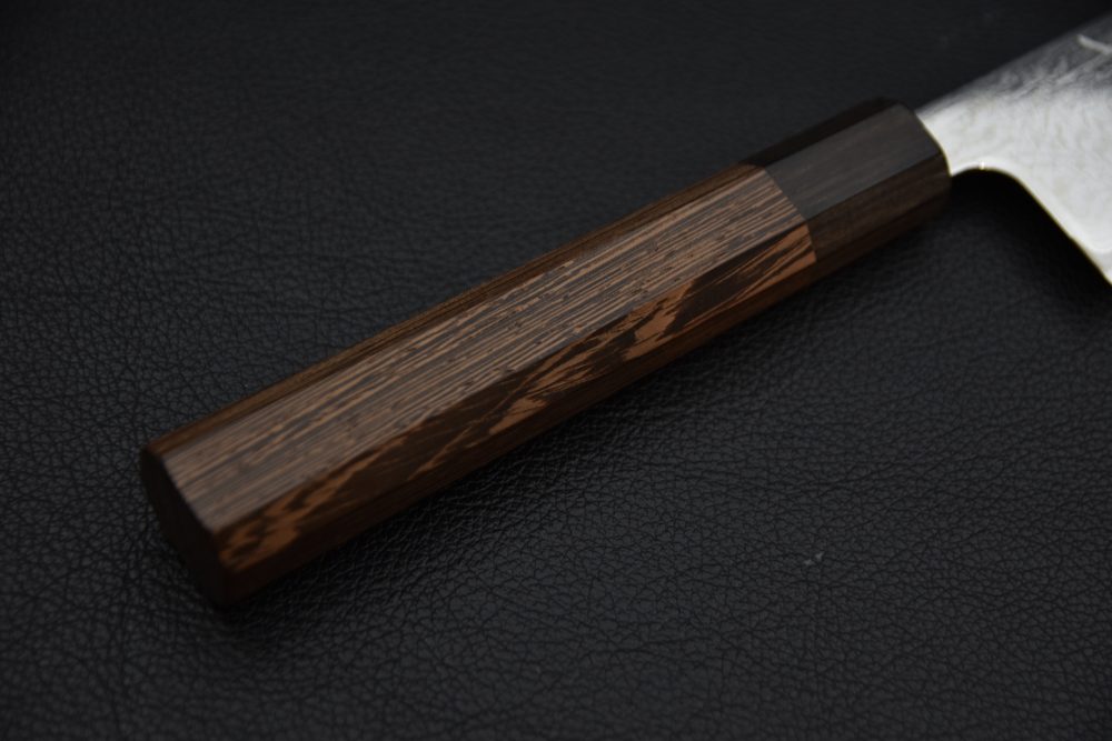 Hitohira Futana Nickel Damascus Kiritsuke Gyuto 210mm Tagayasan